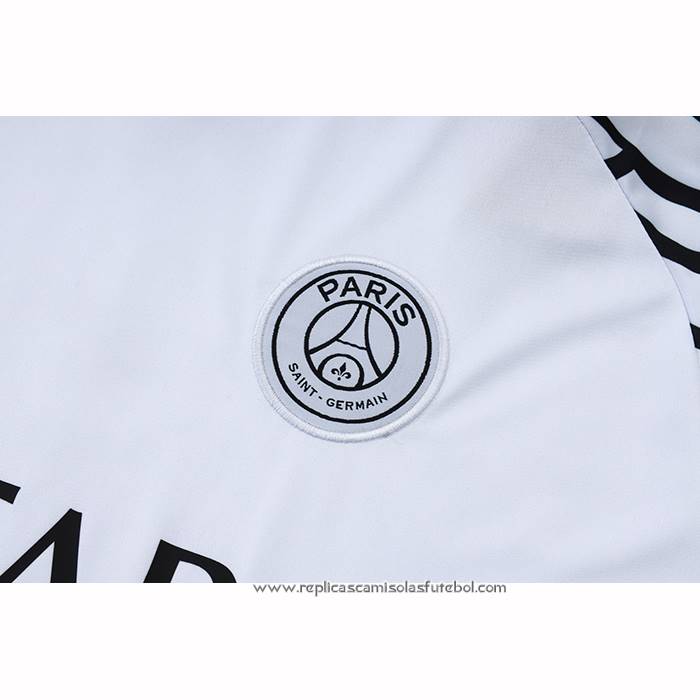 Fato de Treino
 Paris Saint-Germain Jordan 2025-2026 Manga Curta
 Branco
 - Calcas Curta
